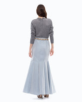Maglia in misto lana con collo gioiello - | Pinko