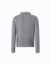 Maglia in misto lana con collo gioiello - | Pinko