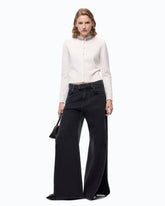 Cardigan with jewel collar - White | Pinko