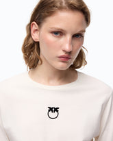 Sweater with Love Birds logo - | Pinko