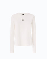 Jersey con logotipo Love Birds - Beige | Pinko
