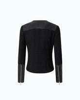 Cazadora motera híbrida - | Pinko