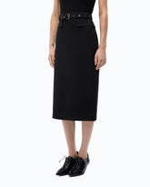 Gonna pencil con cintura - | Pinko