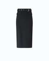 Gonna pencil con cintura - | Pinko