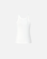 Vest top with PINKO embroidery and rhinestones - | Pinko