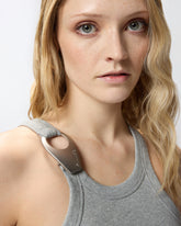 Vest top with pendant buckle - | Pinko