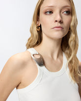 Vest top with pendant buckle - | Pinko