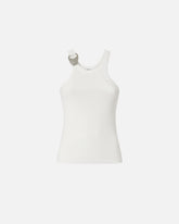 Vest top with pendant buckle - | Pinko