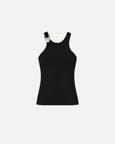 Vest top with pendant buckle - | Pinko