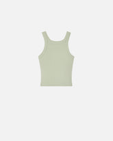 Cropped vest top with PINKO logo - | Pinko