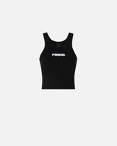 Cropped-Tanktop mit PINKO-Logo - | Pinko