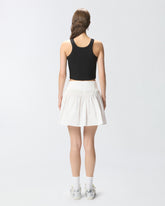 Cropped vest top with PINKO logo - | Pinko