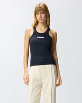 Ριμπ φανελάκι με λογότυπο PINKO 3D - | Pinko