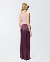 Ribbed top with bejewelled embellishment - | Pinko