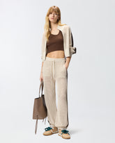 Cropped vest top with asymmetric neckline - | Pinko