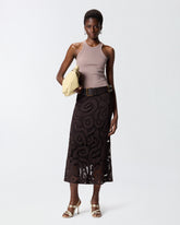 Canotta a costine con logo PINKO - | Pinko