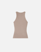 Podkoszulek o splocie ściągaczowym z logo PINKO - | Pinko