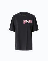 T-shirt à imprimé cygnes « Quiet Is The New Punk » - | Pinko