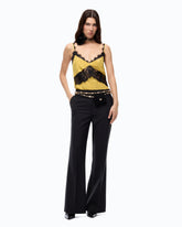 Top lingerie con pizzo - | Pinko