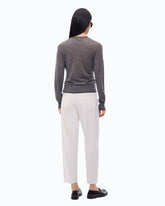 Pull léger en laine et cachemire - Gris foncé | Pinko