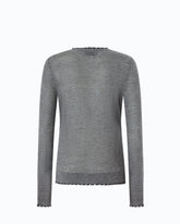Pull léger en laine et cachemire - Gris foncé | Pinko