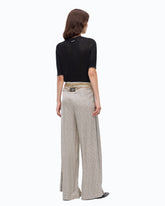 Short-sleeved T-shirt with frayed edges - | Pinko
