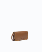 Borsa a tracolla Baby Love Bag One Slouchy in pelle con borchie - | Pinko