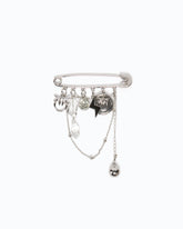Broche bijou avec chaînes et breloques - | Pinko