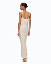 Midi slip dress with removable Love Birds logo - | Pinko
