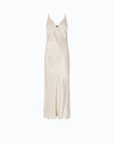 Midi slip dress with removable Love Birds logo - | Pinko