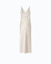 Midi slip dress with removable Love Birds logo - | Pinko