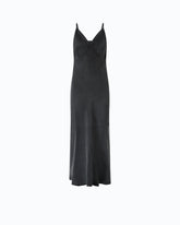 Midi slip dress with removable Love Birds logo - | Pinko