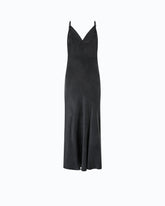 Midi slip dress with removable Love Birds logo - | Pinko