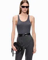 Tanktop aus Merinowolle in Rippstrick - | Pinko