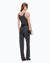 Tanktop aus Merinowolle in Rippstrick - | Pinko