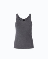 Tanktop aus Merinowolle in Rippstrick - | Pinko