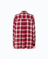 Chemise oversize à carreaux - | Pinko