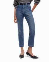 Dżinsy slim cropped - | Pinko
