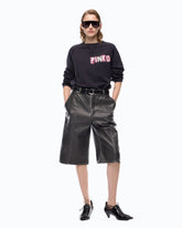 Sudadera estampado cisnes «Quiet Is The New Punk» - | Pinko