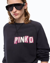 Sudadera estampado cisnes «Quiet Is The New Punk» - | Pinko