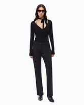 Pantalon à pli marqué - Noir | Pinko