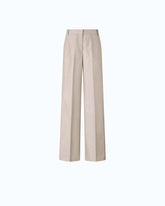 Pantalon palazzo en laine métallisée - | Pinko