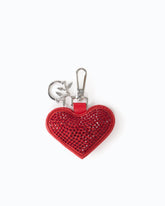 Abalorio llavero con corazón y strass - | Pinko