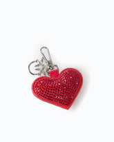 Abalorio llavero con corazón y strass - | Pinko