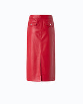 Falda lápiz efecto napa - | Pinko