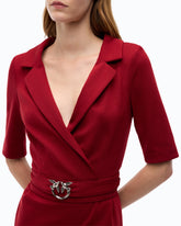 Robe ajustée avec ceinture Love Birds - | Pinko
