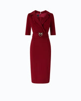 Robe ajustée avec ceinture Love Birds - | Pinko