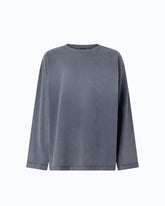Faded-effect sweatshirt with Love Birds logo - Black | Pinko