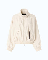 Giacca blouson oversize con coulisse - | Pinko
