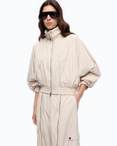 Giacca blouson oversize con coulisse - | Pinko